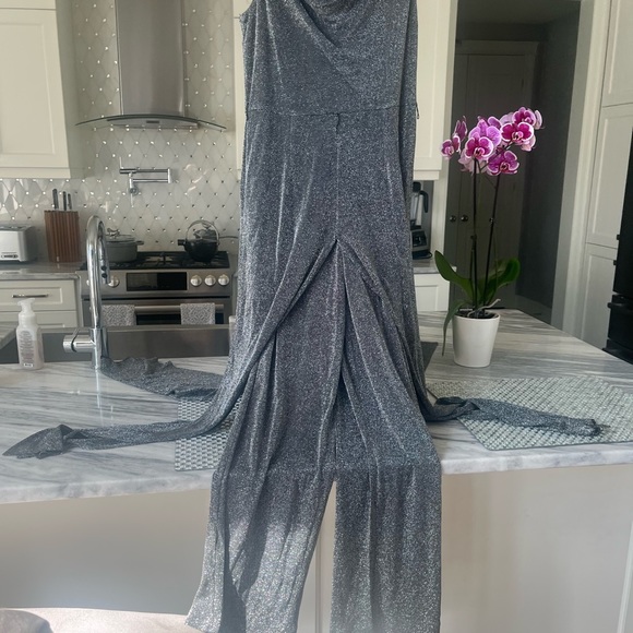ALGO Holiday wear a shimmering shining vintage jumpsuit size 12 it’s fabulous💎 - Picture 4 of 16